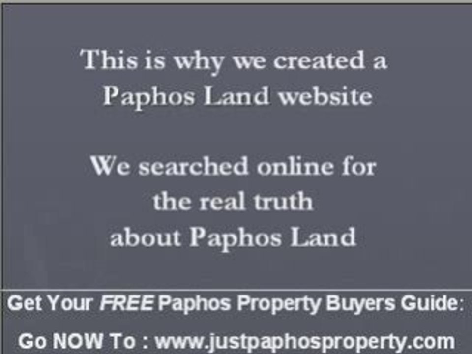 Property For Sale In Paphos