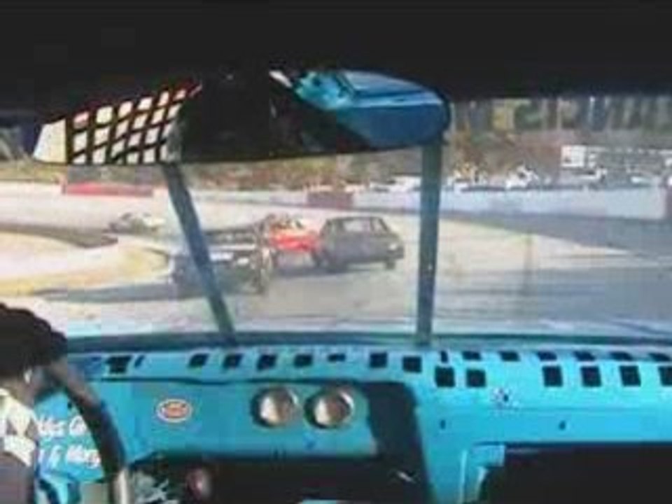 Proctor InCar @ Fall Brawl 2008 green flag