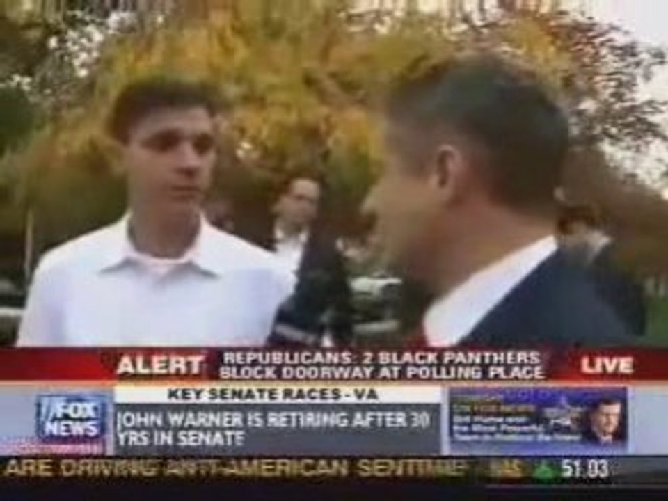 Black Panthers Blocking Polling Place Entrance - Voter ...