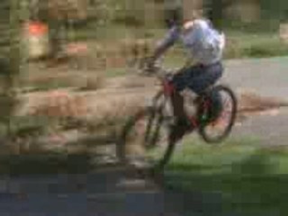Bunny up + stoppie