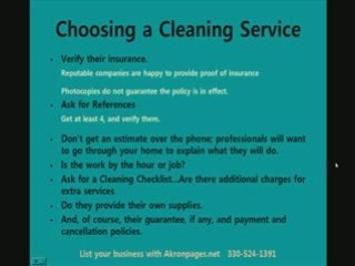 Tips for selecting a maid service in Akron, Ohio
