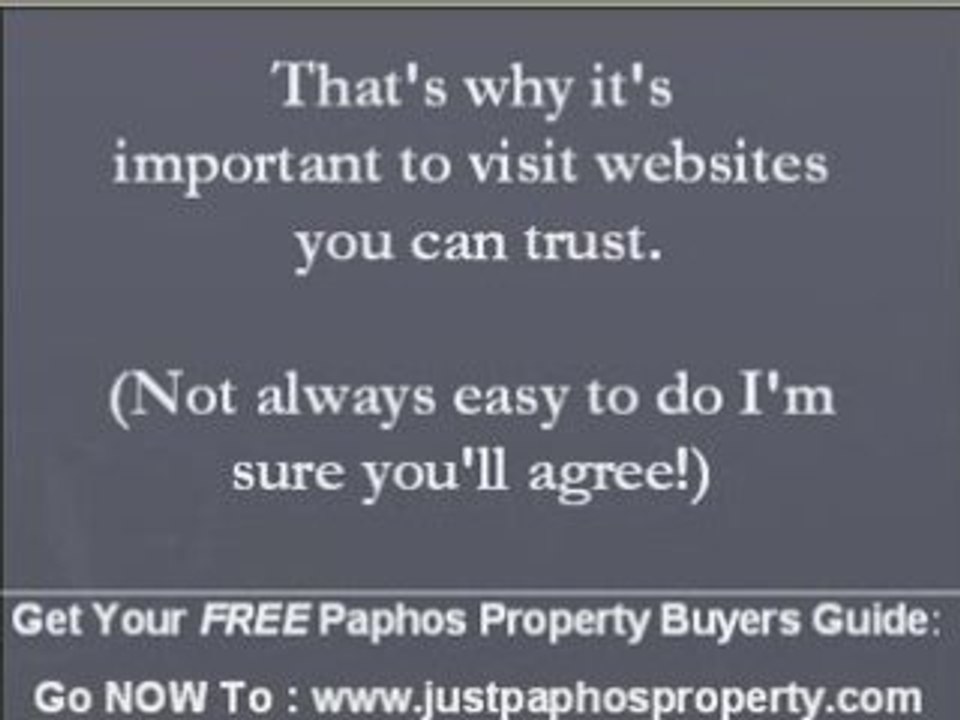 Paphos Property Sale