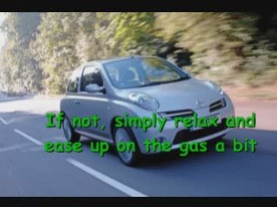 Save Fuel By Just Slowing Down