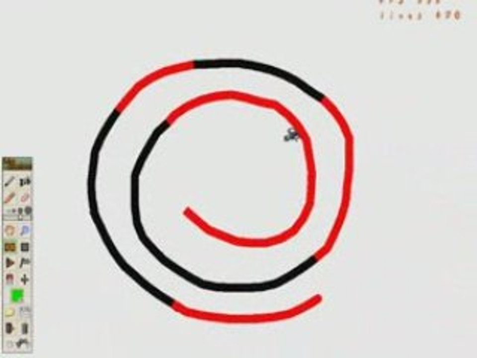 Line rider: 1ere cascade