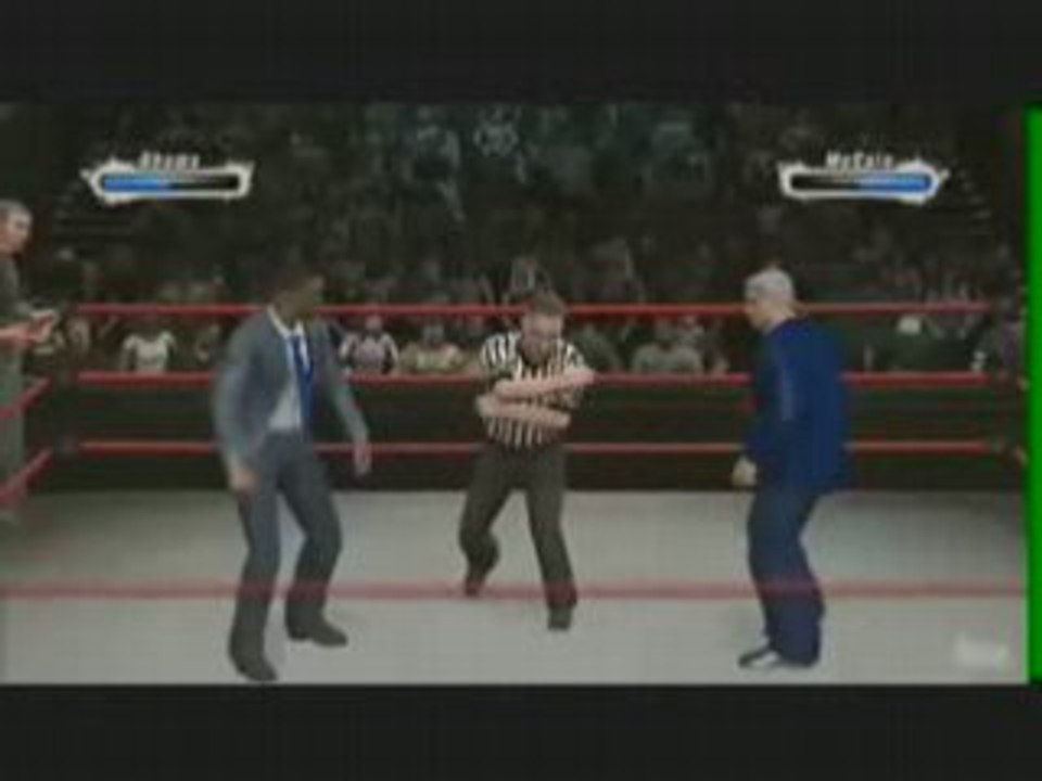 Obama & Biden VS McCain & Palin Smackdown VS Raw 2009 !