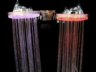 Pommeau de douche led