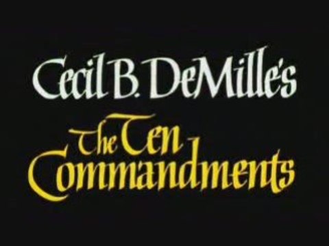 BANDE ANNONCE 2 LES DIX COMMANDEMENTS 1956 STEFGAMERS