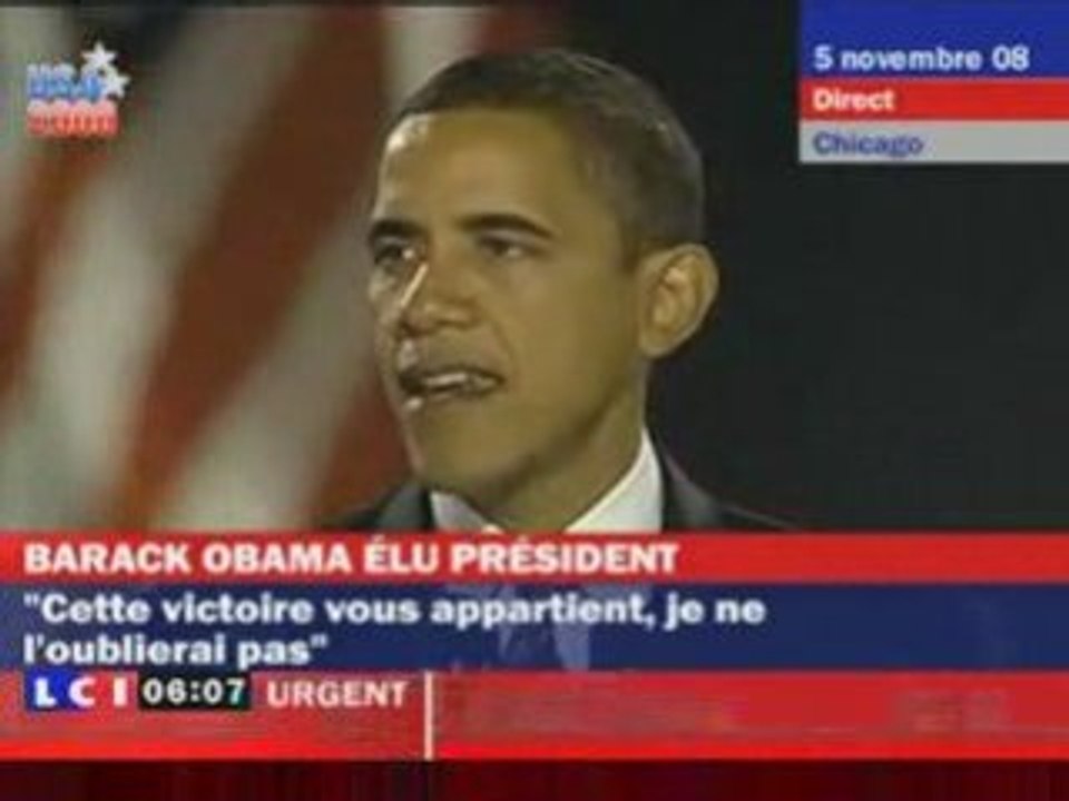 Barack Obama,Président des u.s.a ! Discours