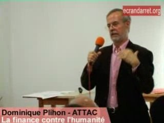 La finance contre l'humanité -Analyse de la crise économique