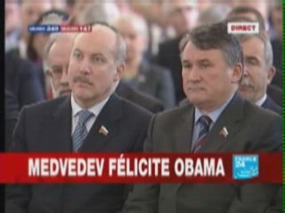 Medvedev durcit le ton face aux USA (2008-11-05)