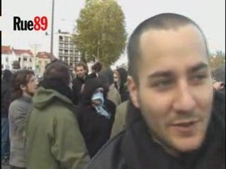 Vichy contre-sommet: itv de Charles, militant autonome