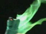 Green Fire for Poi, Staff, Whip