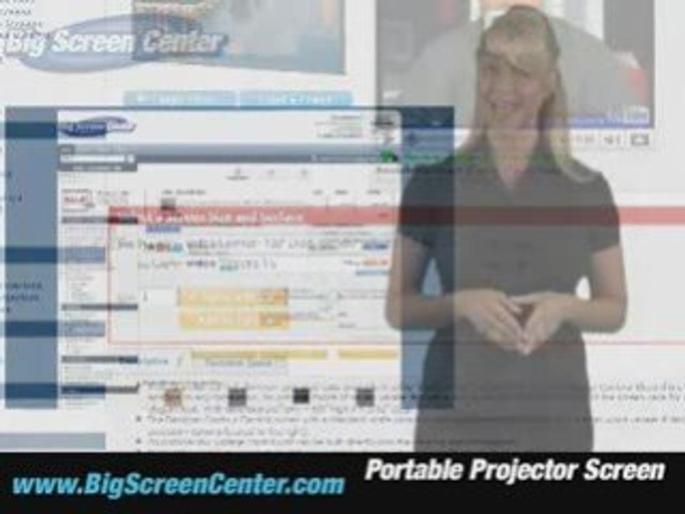 Portable Projector Screen