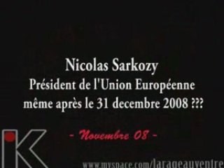 Nicolas sarkozy, president de l'europe en 2009 ?