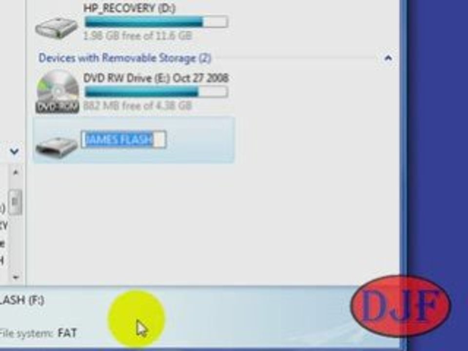 How to rename your Flash Drive