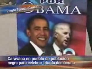 Colombianos celebran victoria de Barack Obama en EUA