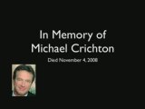 Michael Crichton in Memory Of