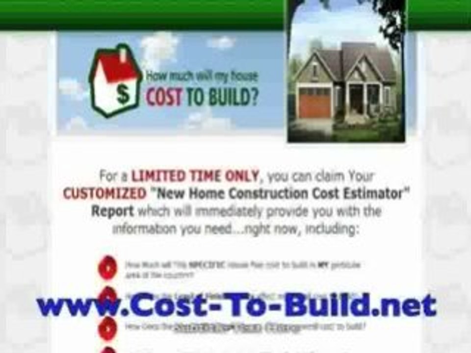 Cost to Build Home