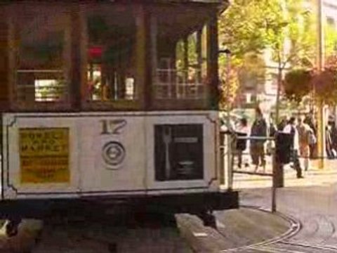 Rotation du Cable Car San Francisco