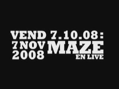DJ MAZE RENDEZ VOUS: 07.11.08 @ L UNIVERS