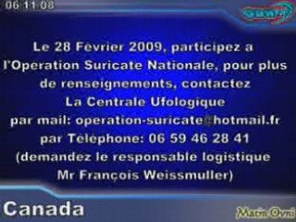 Matin Ovni 06.11.08
