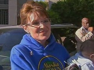 Palin back in Alaska as approval rating slumps