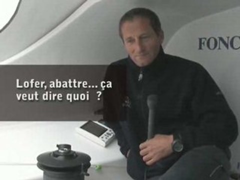 Vendée Globe - Michel Desjoyeaux : lofer et abattre