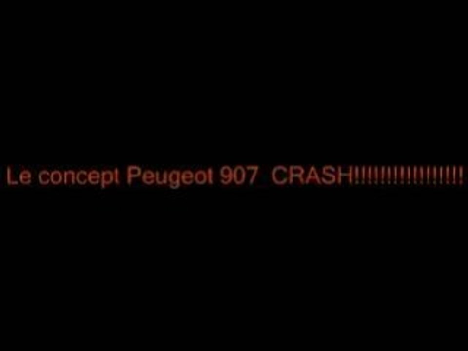 crash peugeot 907