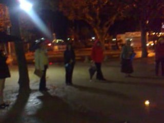 Cercle de silence Cannes novembre 2008