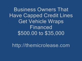 Vehicle Wrap | No Money Down Financing | 100% Financing