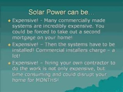 Solar Energy Home Systems Save Up To 80% On Elect. Bills...