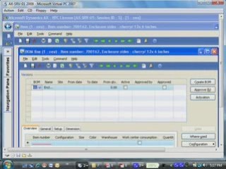 AXTL3. BOM Versions in Dynamics AX 2009