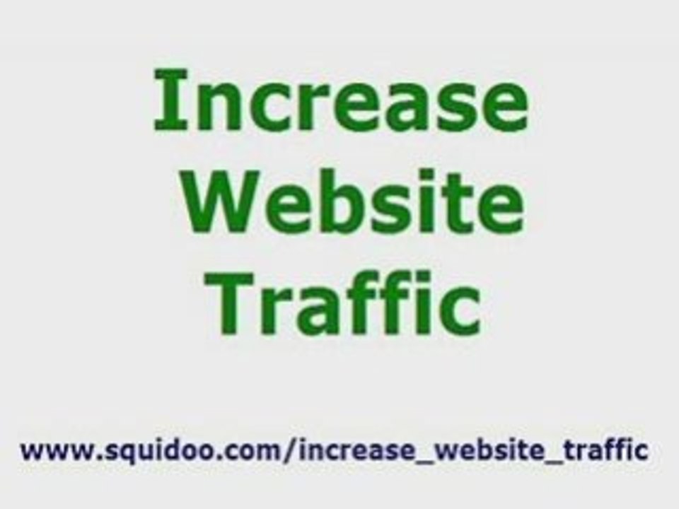 increase website traffic