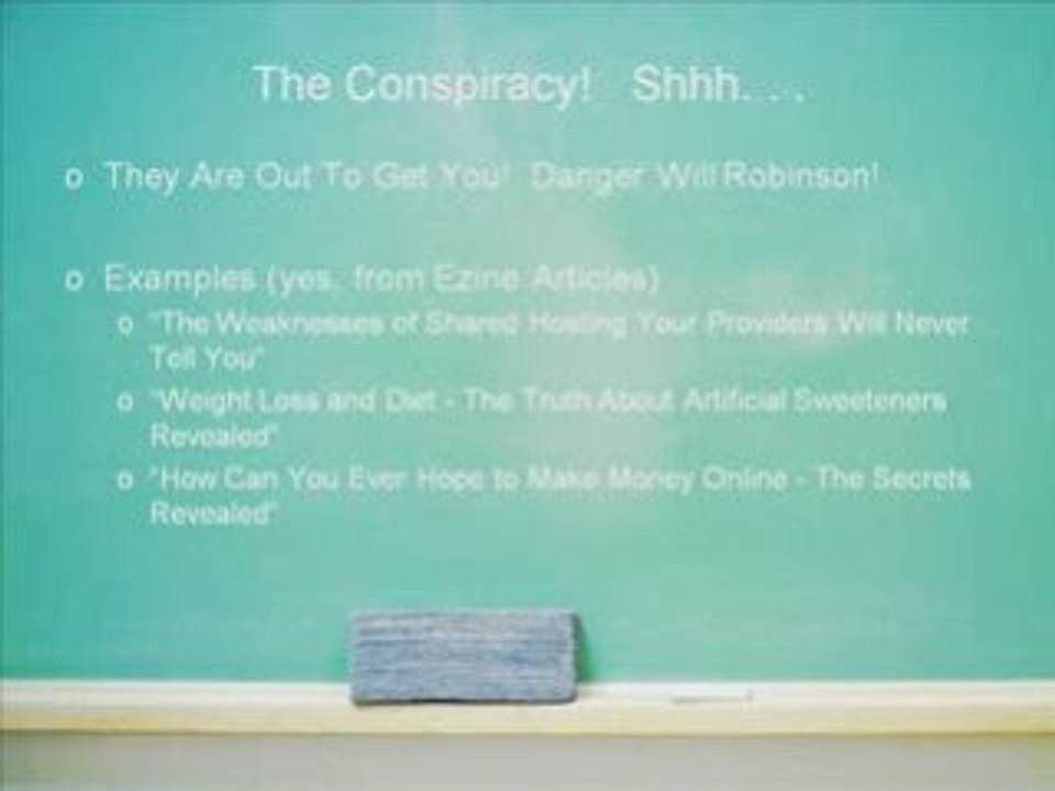 Article Marketing 101: 4 Basic Types Of Article Titles