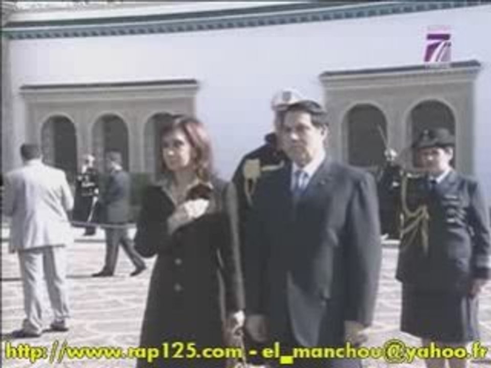 La présidente argentine en visite officielle à Tunis
