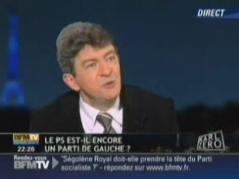 Mélenchon : "Ségolène c'est l'évidence" [07/11/2008]