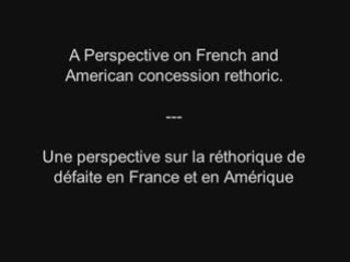 A look at French & American concession rethoric