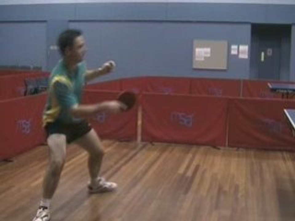 Forehand Chop Table Tennis video Dailymotion