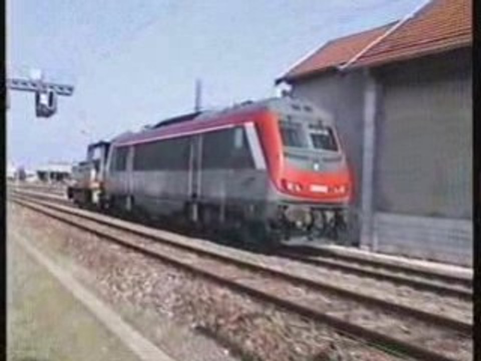 Espérail :mise en place des locomotives à Pontarlier