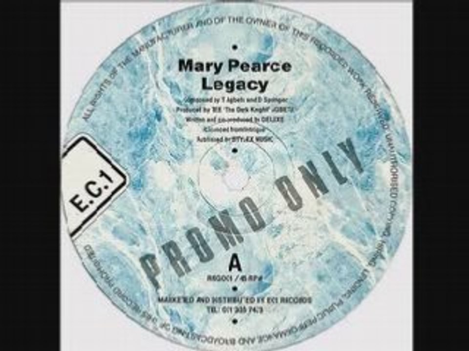 Mary Pearce - Legacy