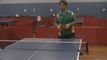 Table Tennis Forehand Topspin Against Backspin