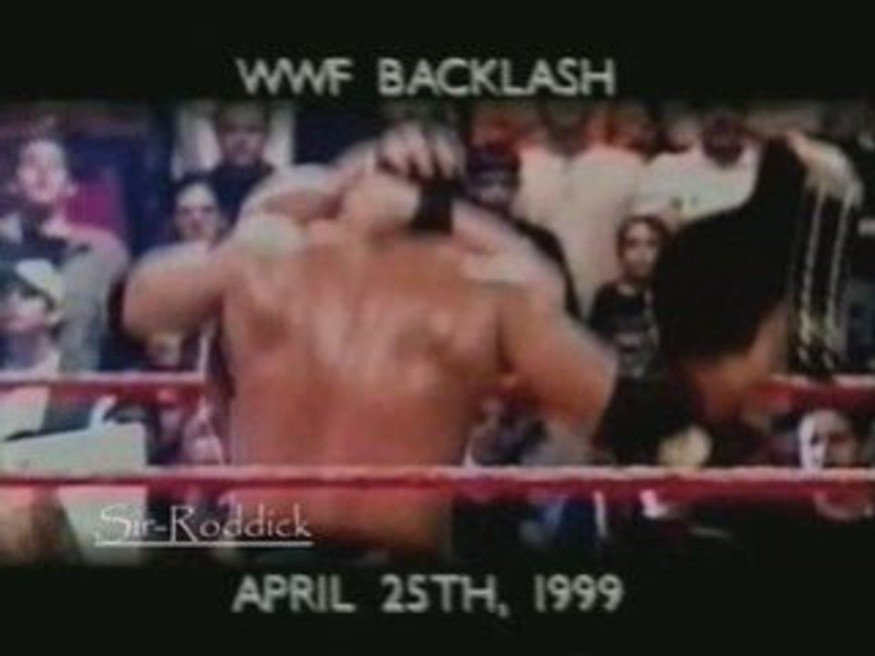 A recap of Backlash April 25, 1999