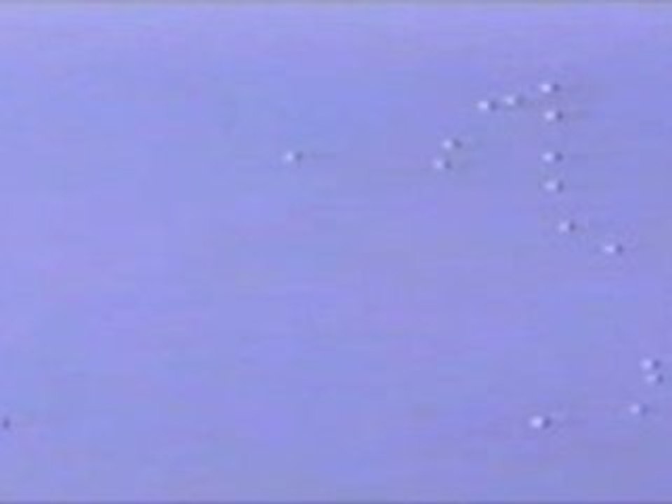 Impressionnante formation d'OVNIs mexique 1991.