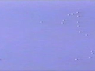 Impressionnante formation d'OVNIs mexique 1991.