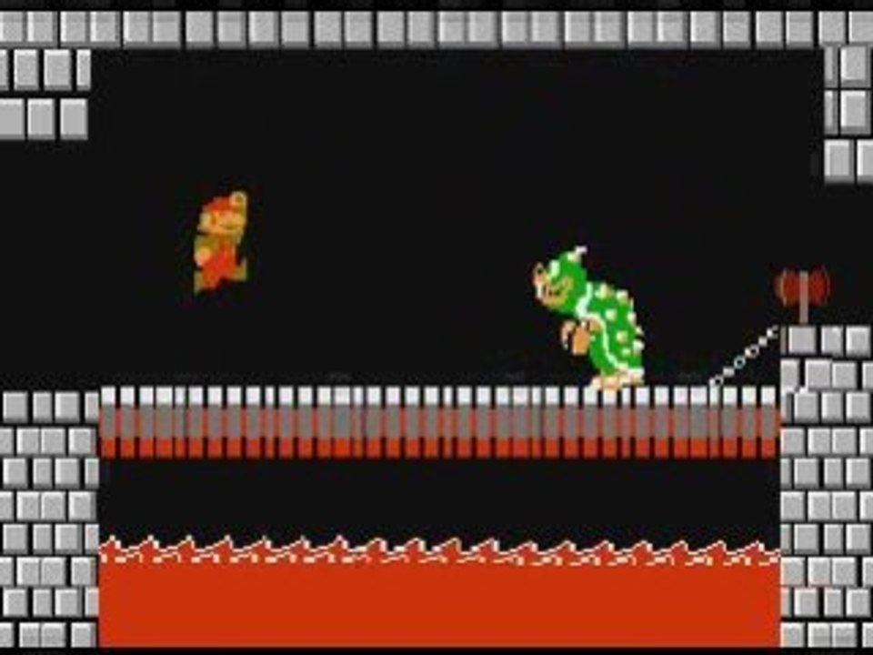 Mario versus Bowser bloopers