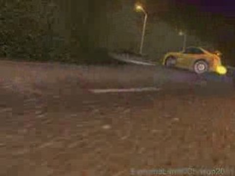 Drift - Nissan Skyline Gt r34 Vs Porsche 911T Police