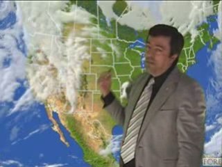 Weather report contest green screen