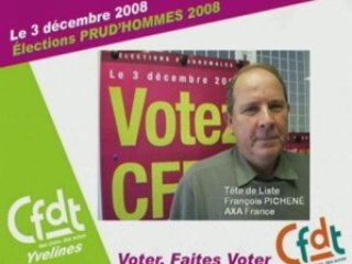 Prud'hommes 2008 - Conseil de Rambouillet : Candidats CFDT