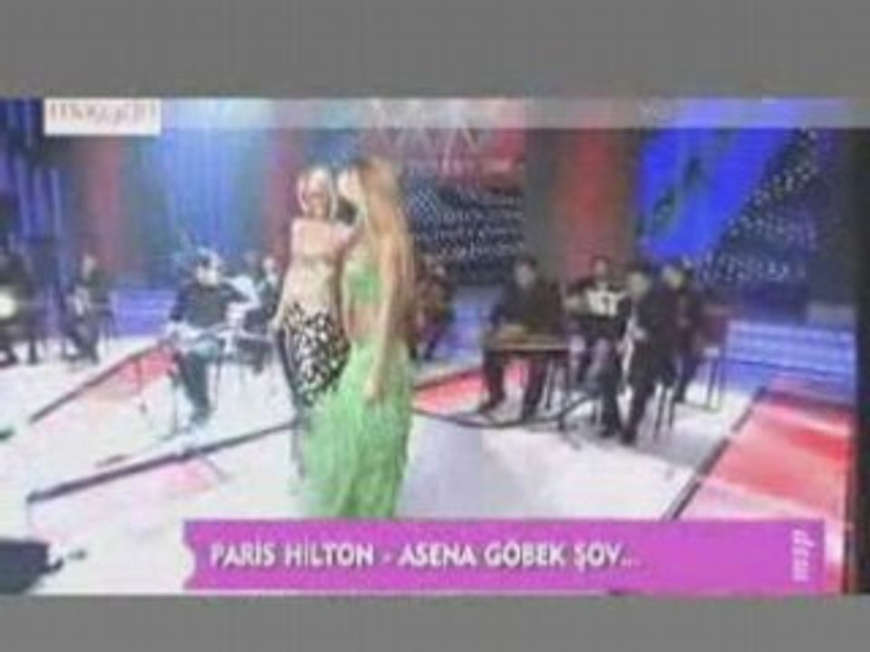 Paris Hilton & Asena - Gobek Dans Sovu