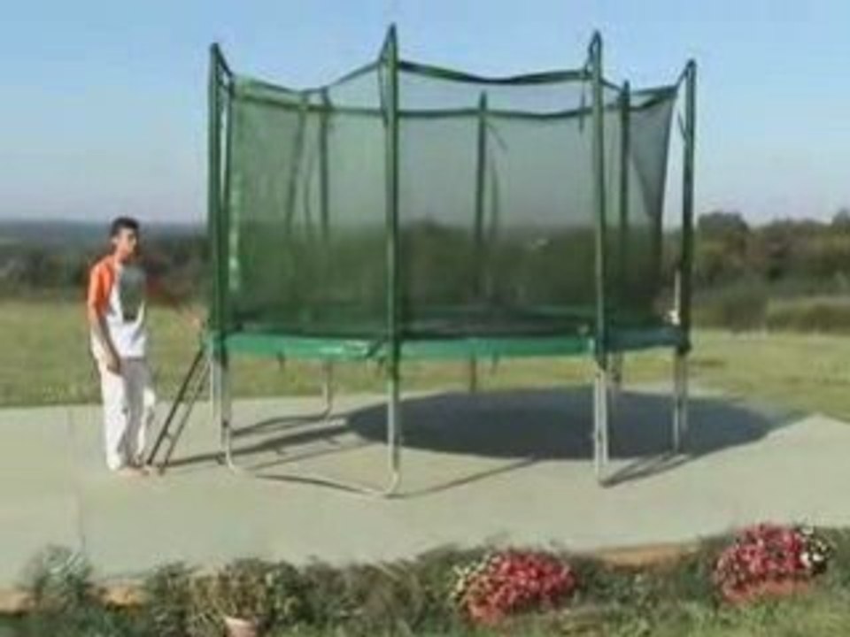 trampoline avec filet – pas cher